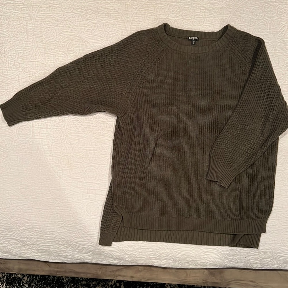 Camo Green Express Sweater